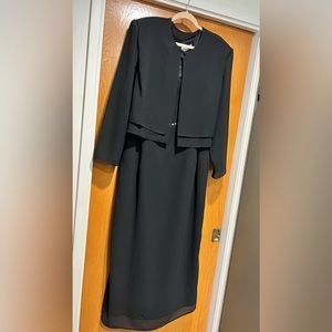 Evening Dress/Rhinestone Under Bodice Bolero Jacket 24